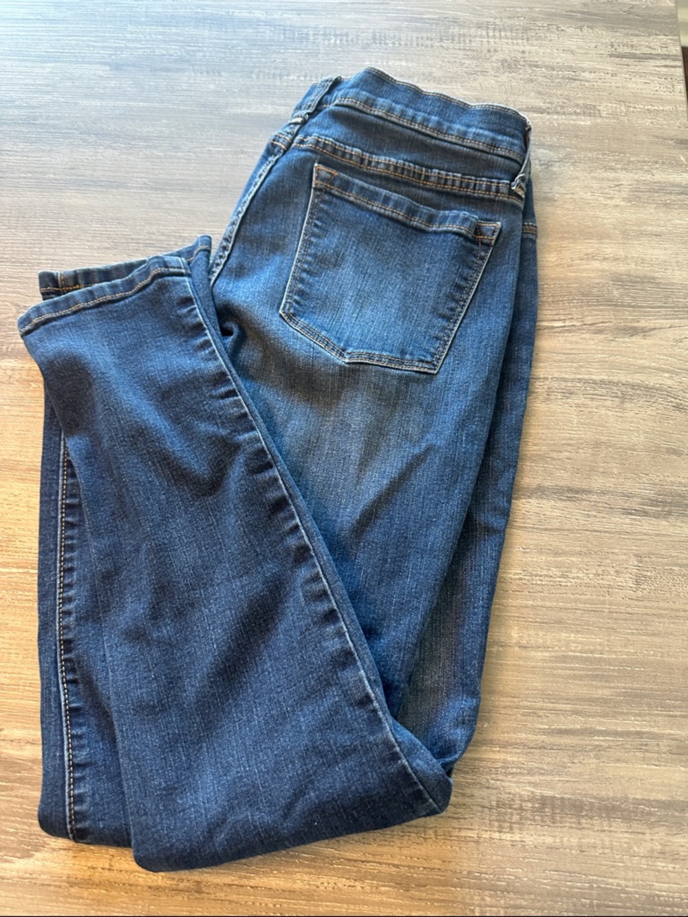 Women’s Dark Blue Denim Jeans - Classic Straight Leg